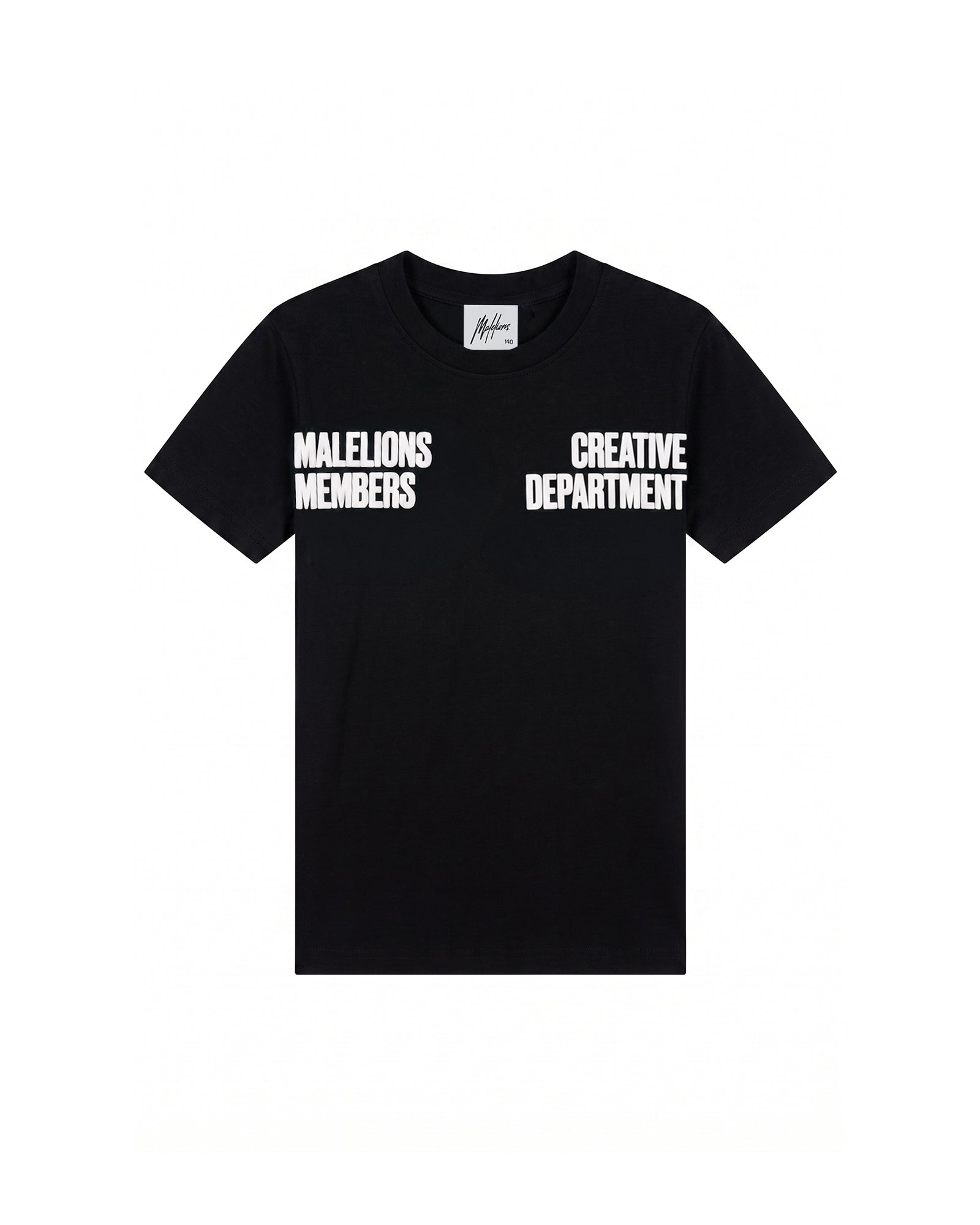 Malelions Junior Girls Members T-Shirt | Black