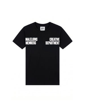 Malelions Junior Girls Members T-Shirt | Black