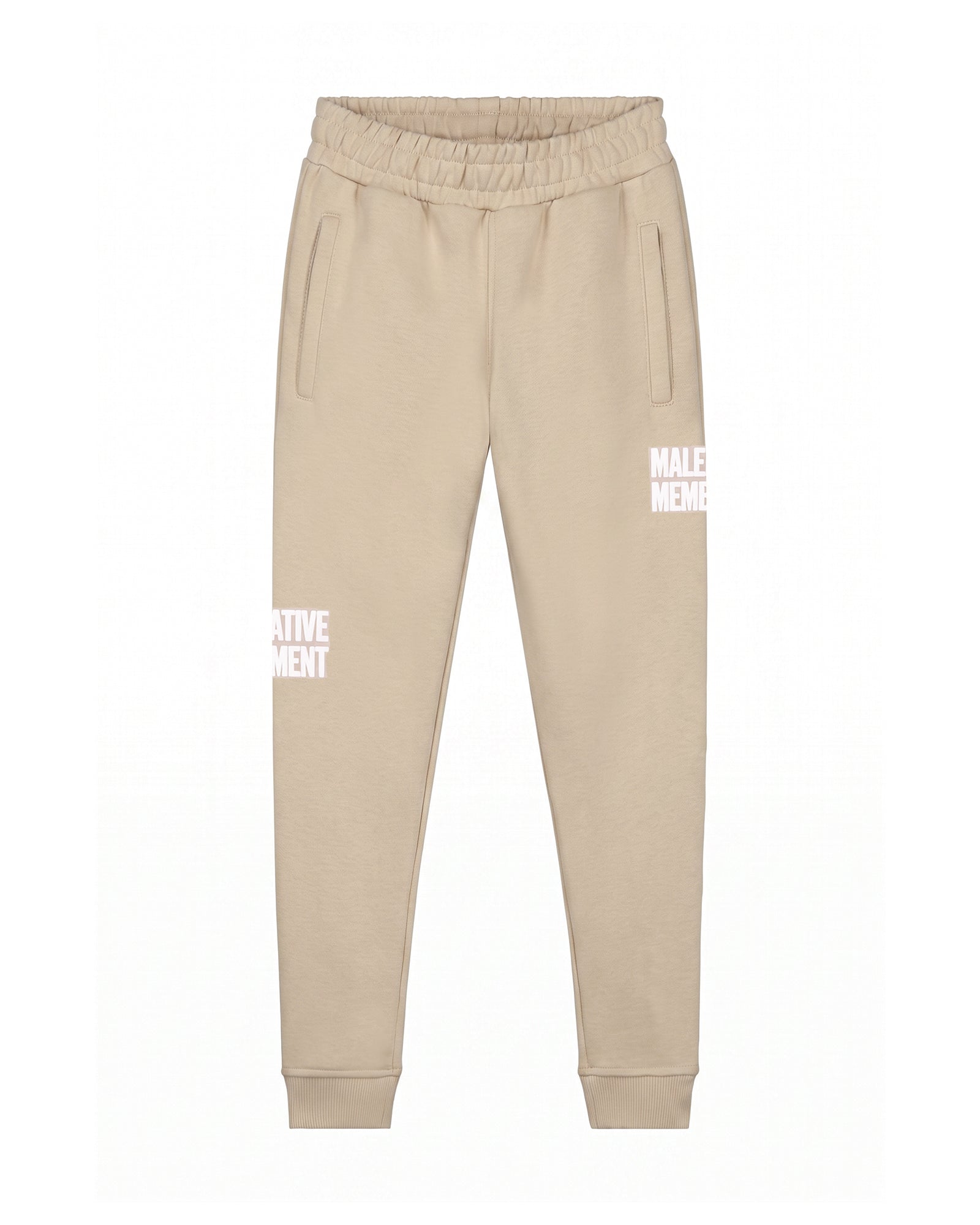 Malelions Junior Girls Members Sweatpants | Light Beige