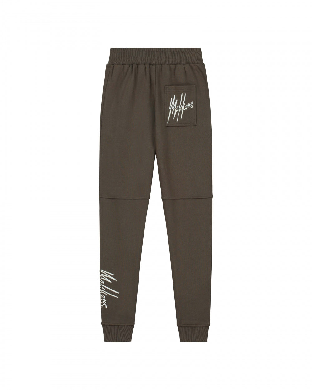 Malelions Junior Split Essentials Trackpants | Brown/Beige