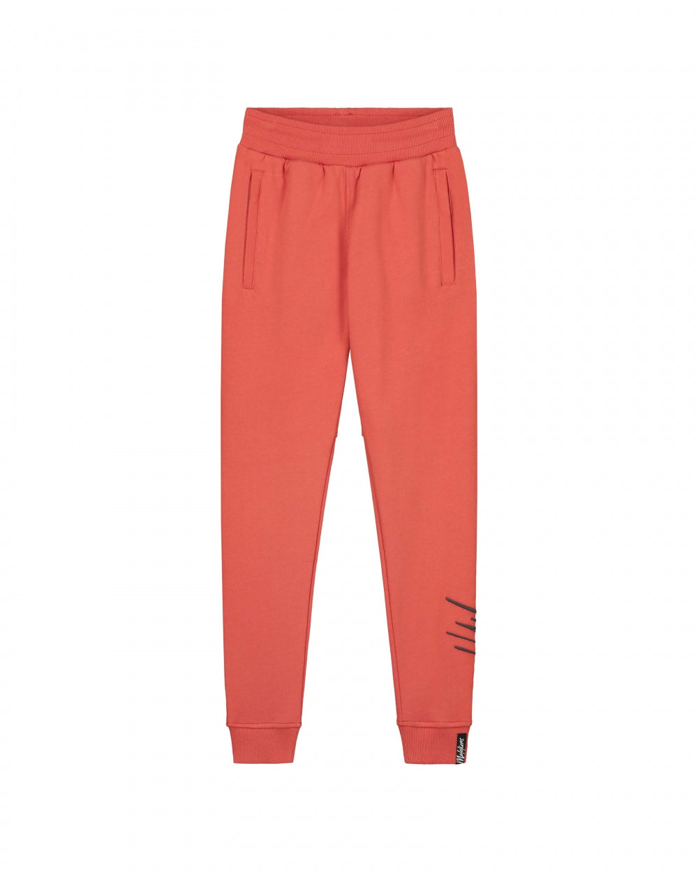 Malelions Junior Split Essentials Trackpants | Rust/Iron Grey