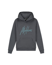 Malelions men Striped Signature Set | Dark Grey/Ice Blue