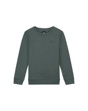 Malelions Junior Striped Signature Sweater | Teal