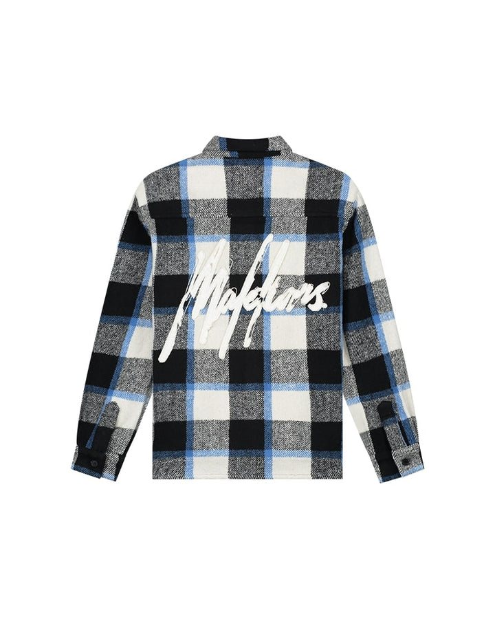 MJ1-AW24-13_778_Malelions_Junior_Signature_Damaged_Flannel_Black_Cobalt_Back.jpg