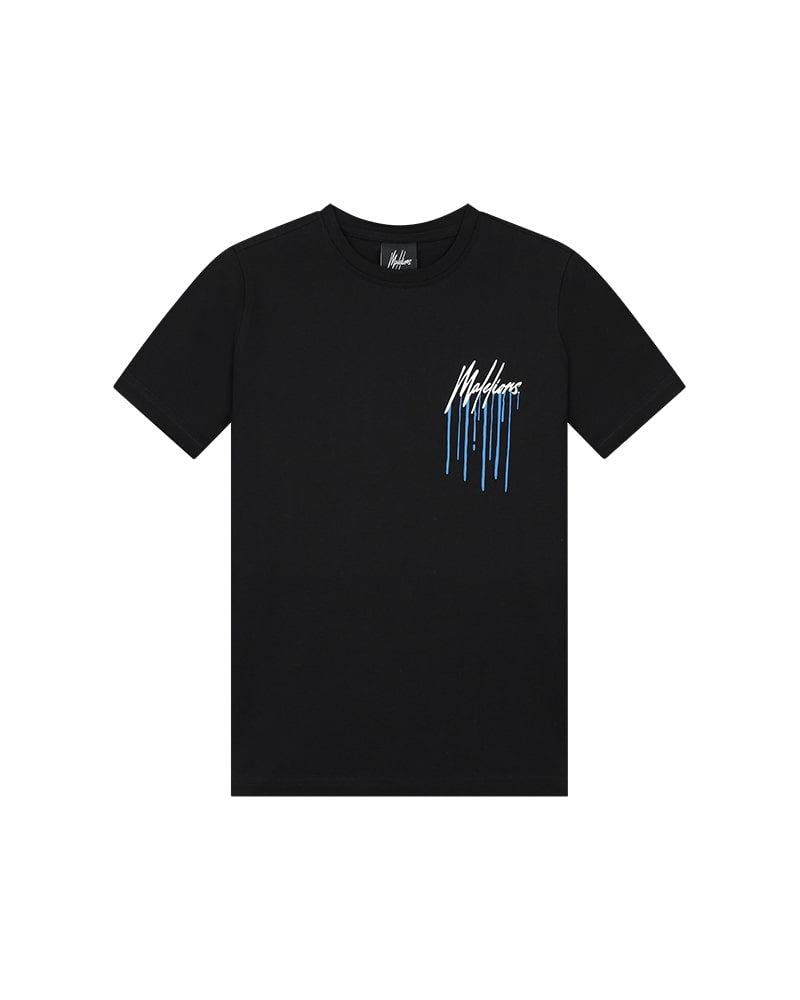  Malelions Junior Painter T-Shirt | Black/Cobalt