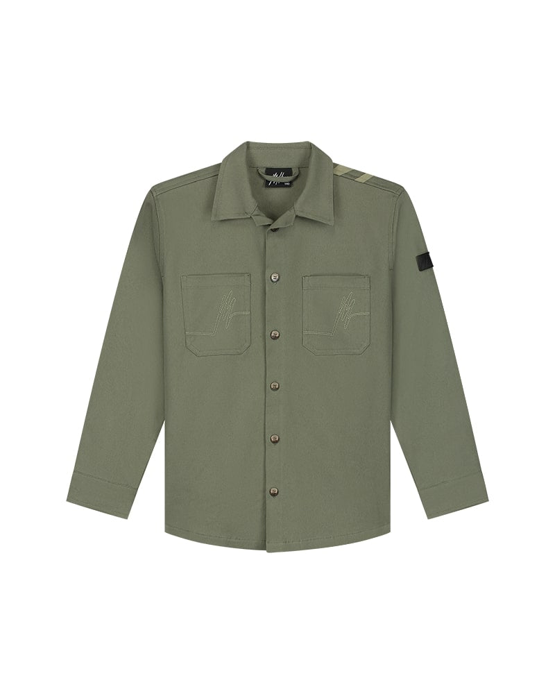  Malelions Junior Signature Overshirt | Army