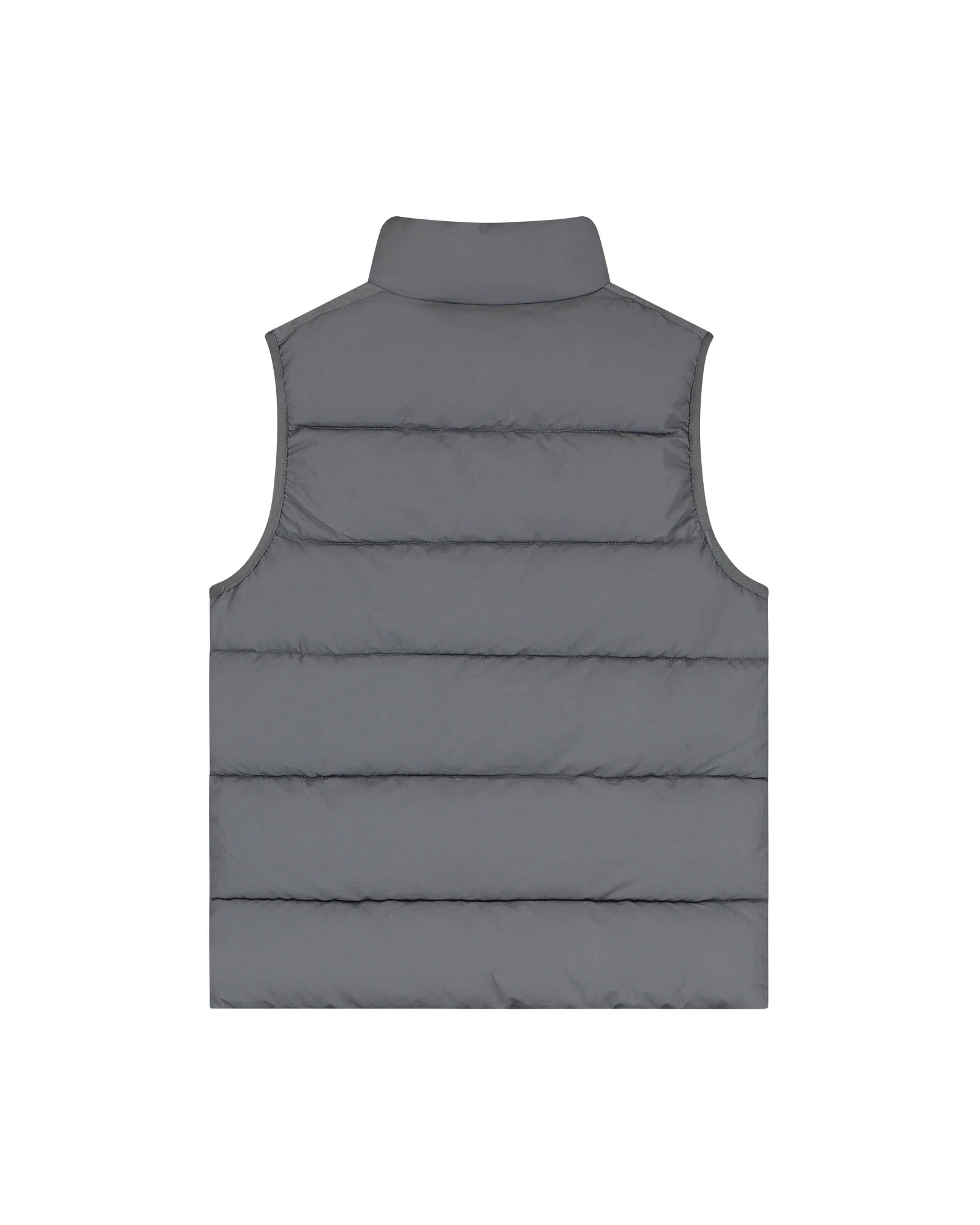 Malelions Junior Matt Crinkle Padded Vest | Anthracite