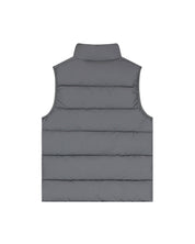 Malelions Junior Matt Crinkle Padded Vest | Anthracite