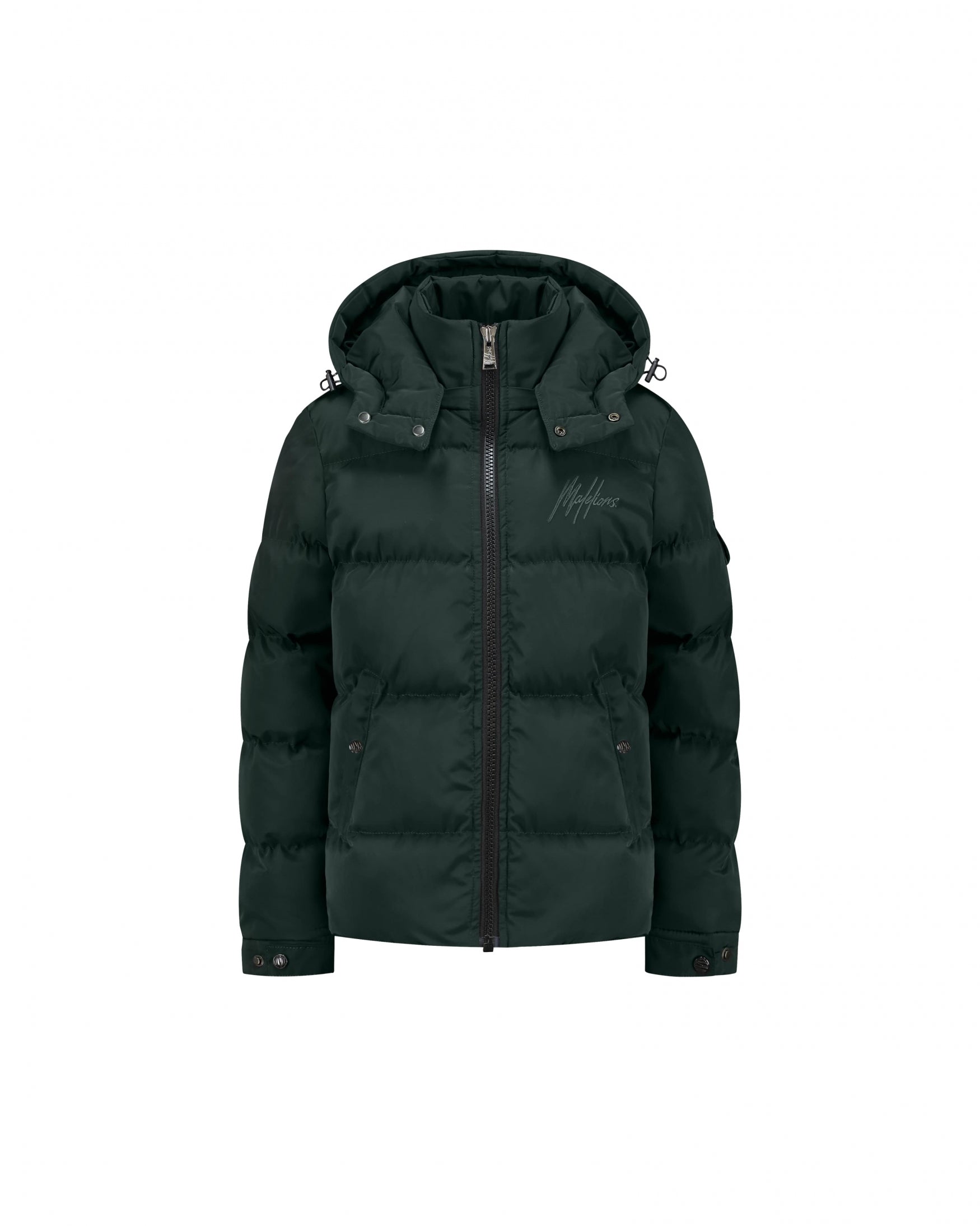  Malelions Junior Patch Puffer Jacket | Army