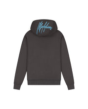 Malelions Junior Tube Hoodie | Graphite/Bright Blue