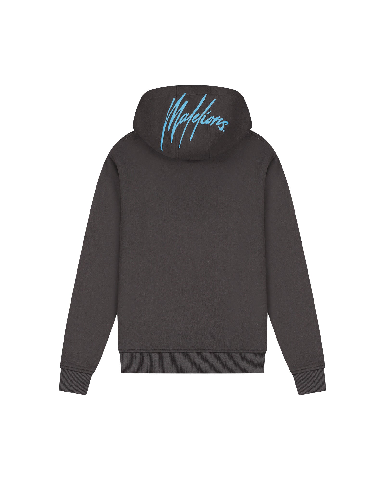 Malelions Junior Tube Hoodie | Graphite/Bright Blue