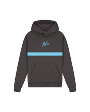 Malelions Junior Tube Hoodie | Graphite/Bright Blue