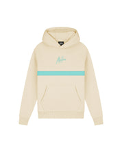 Malelions Junior Tube Hoodie | Beige/Turquoise