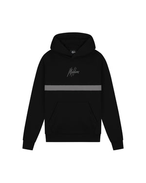 Malelions Junior Tube Hoodie | Schwarz/Anthrazit