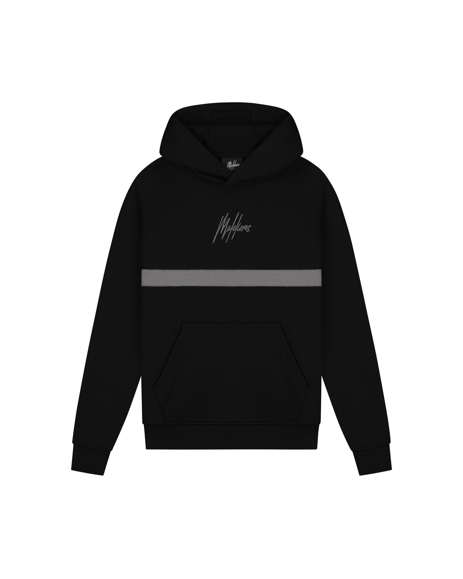 Malelions Junior Tube Hoodie | Black/Antra