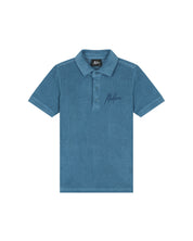 Malelions Junior Toweling Polo | Indigo