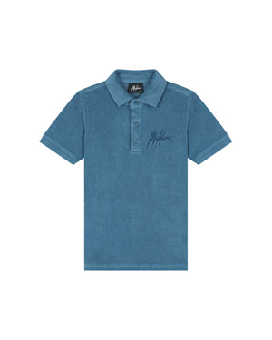 Malelions Junior Toweling Polo | Indigo