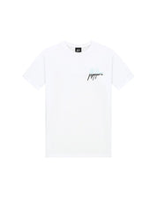 Malelions Junior Split T-Shirt | White/Light Blue