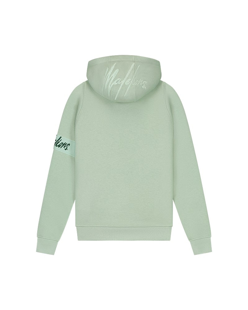 Malelions Junior Captain Hoodie 2.0 | Aqua Grey/Mint