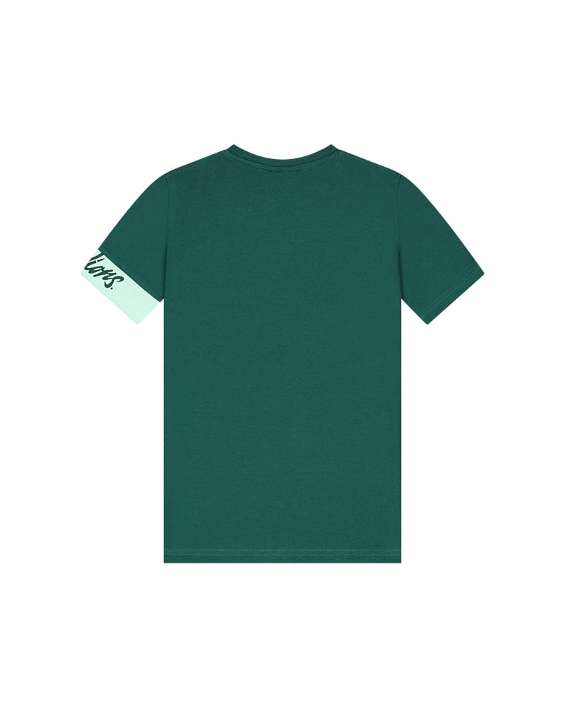 Malelions Junior Captain T-Shirt 2.0 | Dark Green/Mint