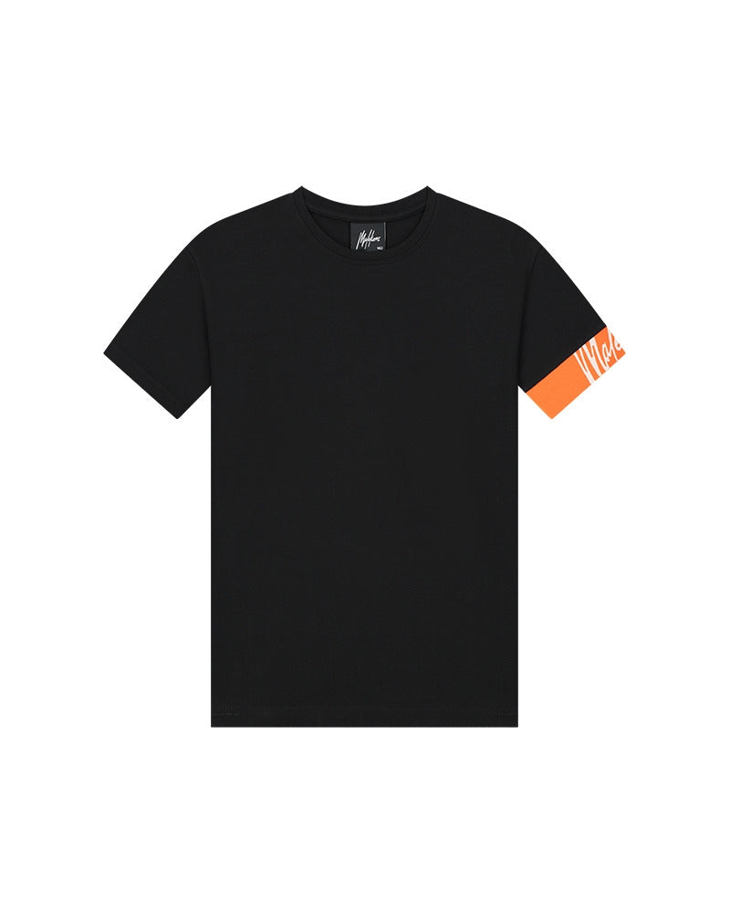  Malelions Junior Captain T-Shirt 2.0 | Black/Orange