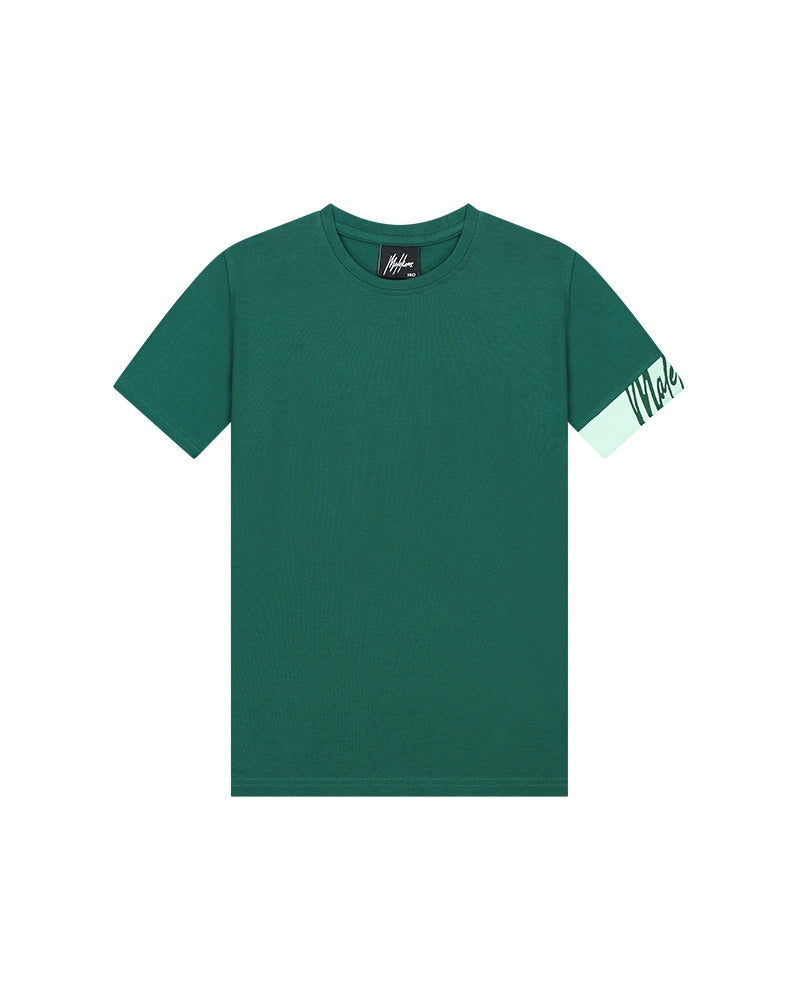  Malelions Junior Captain T-Shirt 2.0 | Dark Green/Mint