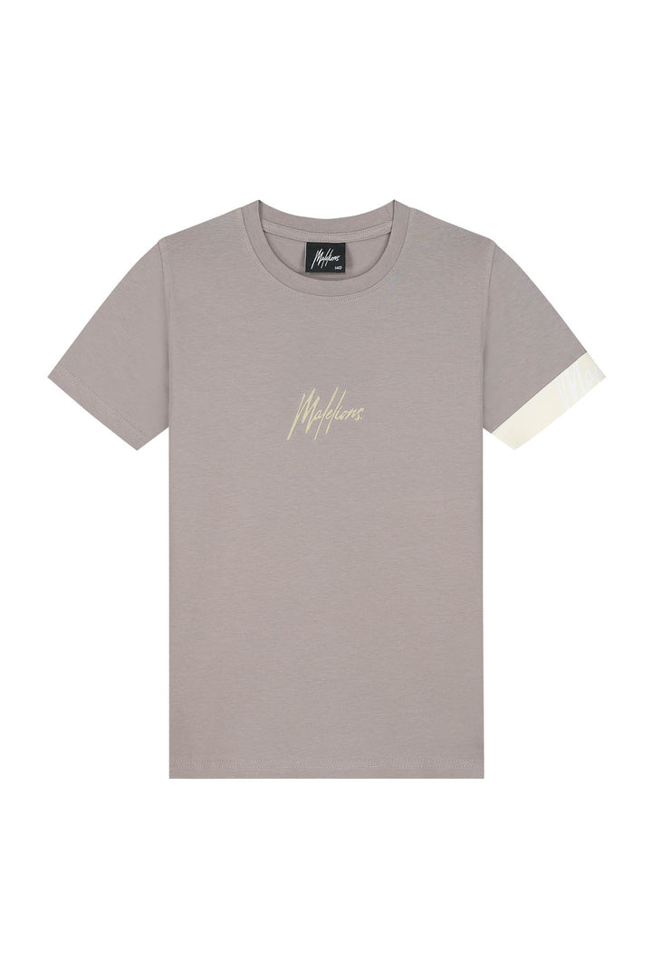 MJ1_AW25_11_809_Malelions_Junior_Captain_T-Shirt_Grey_Brown_Off-White_Front_a823f816-85f6-4dd2-907d-535cdfe59df5.jpg