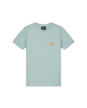 Malelions Junior Counter T-Shirt | Aquagrau/Hellorange