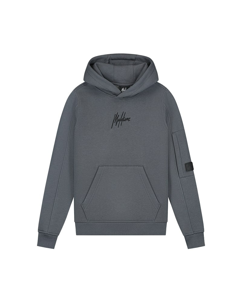  Malelions Junior Cargo Hoodie | Dark Grey