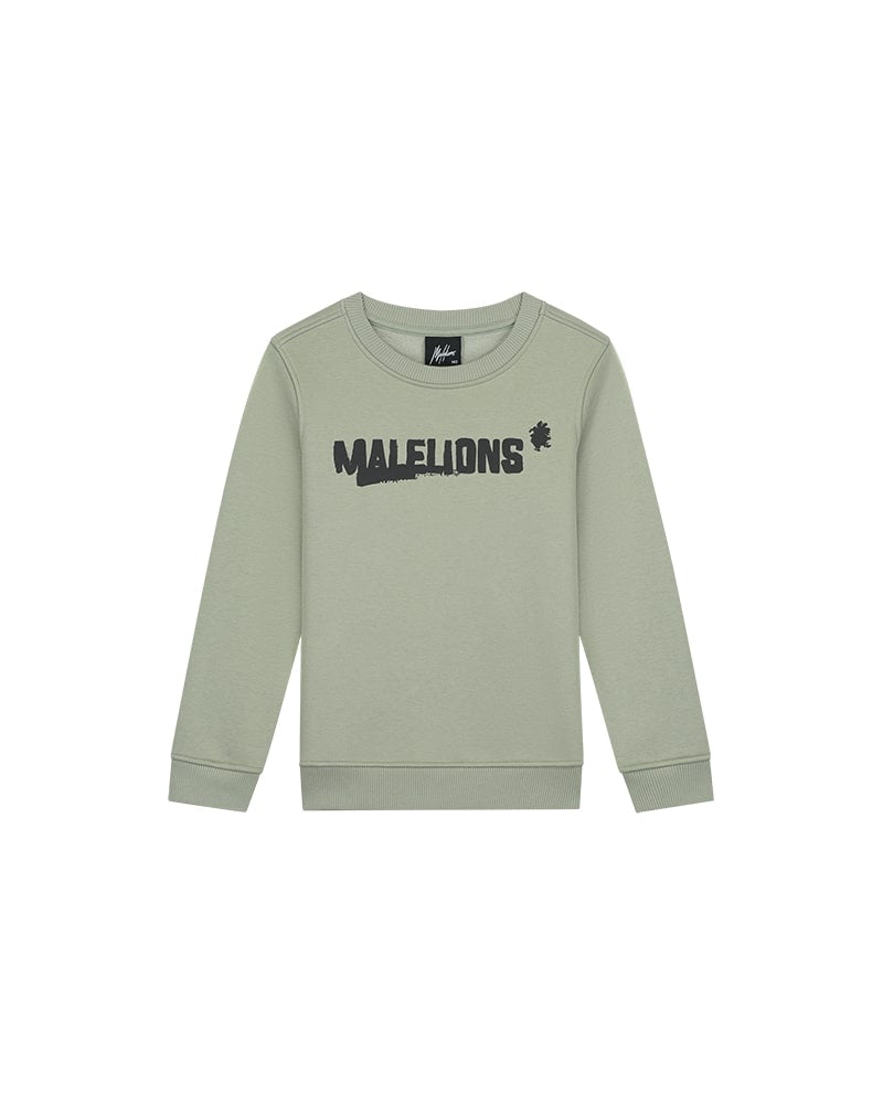  Malelions Junior Inked Sweater | Seagrass