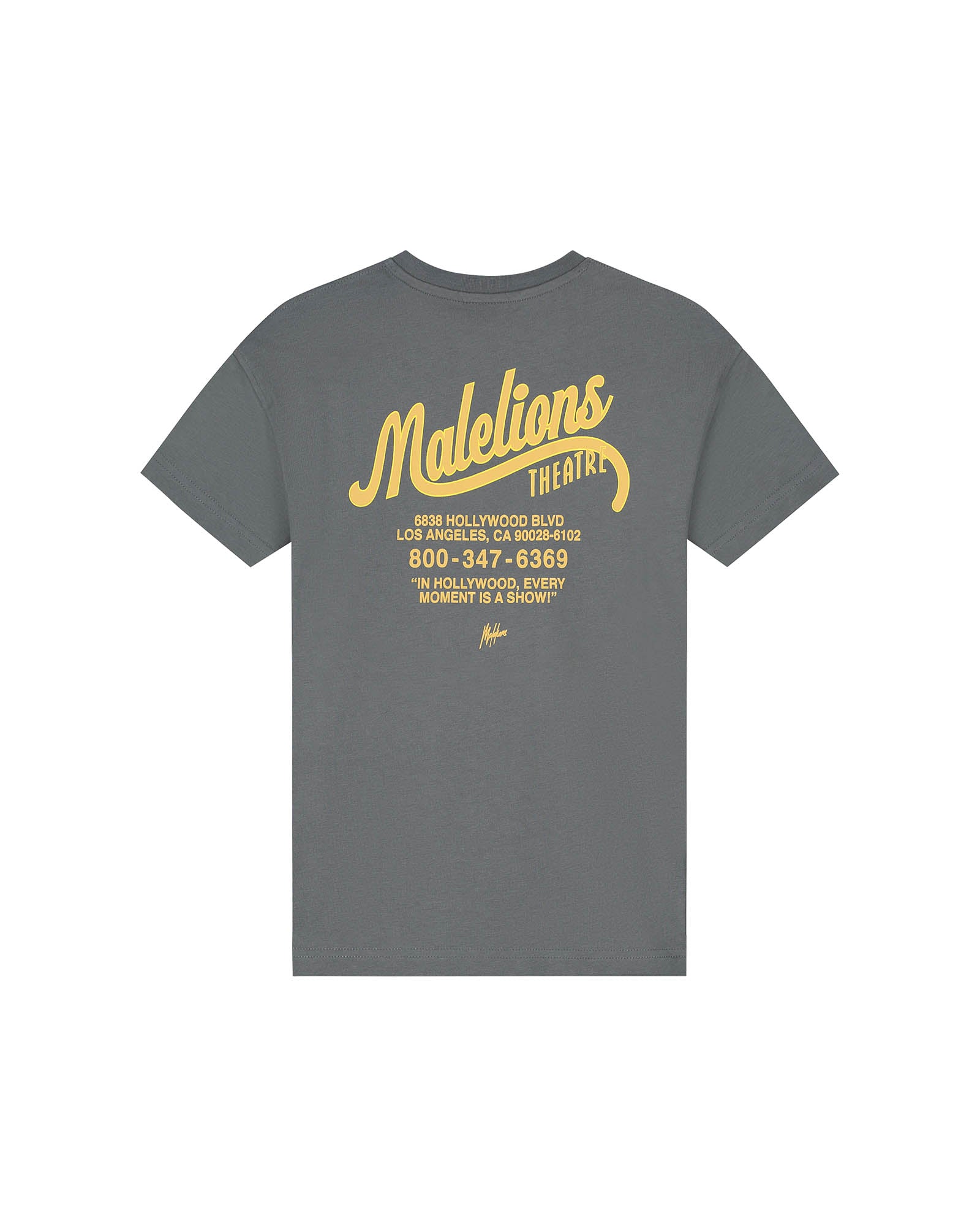 Malelions Junior Theatre T-Shirt | Anthracite