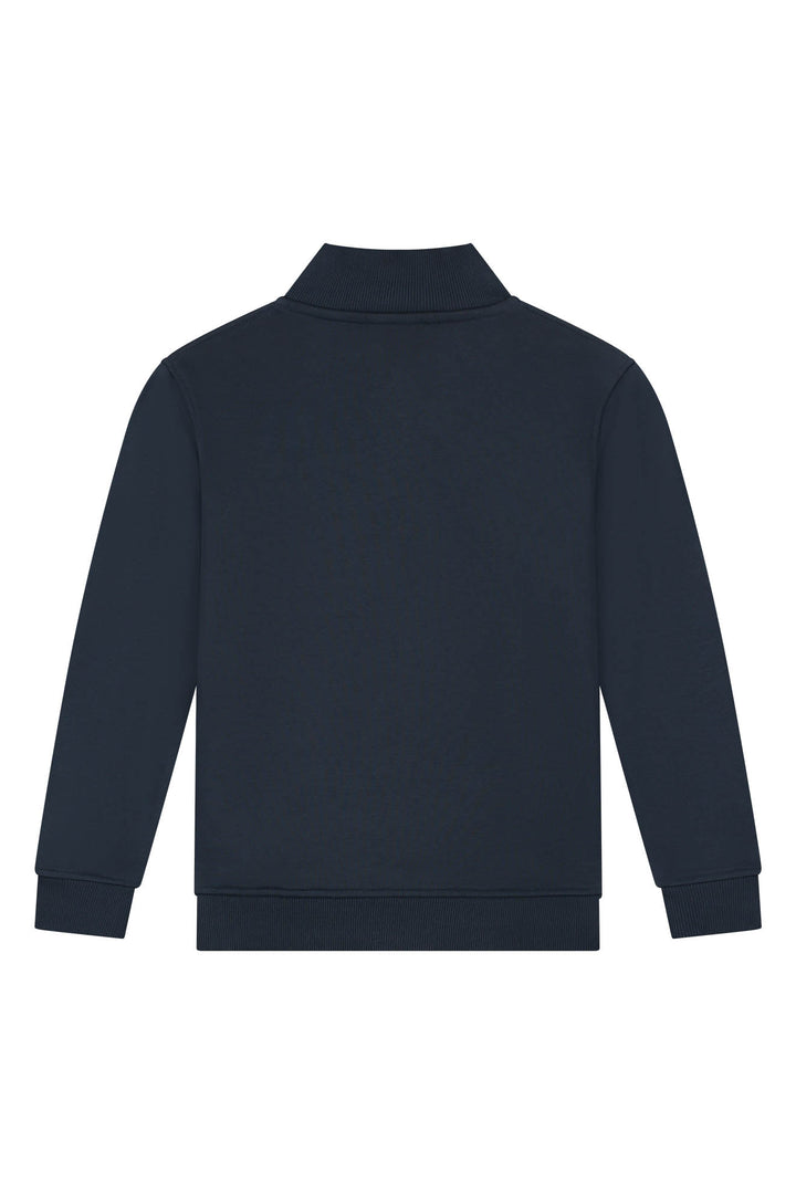 MJ2-AW25-19_303_Malelions_Junior_Turtle_Half_Zip_Sweater_Navy_Back.jpg