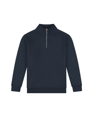 Malelions Junior Turtle Half Zip Sweater | Navy