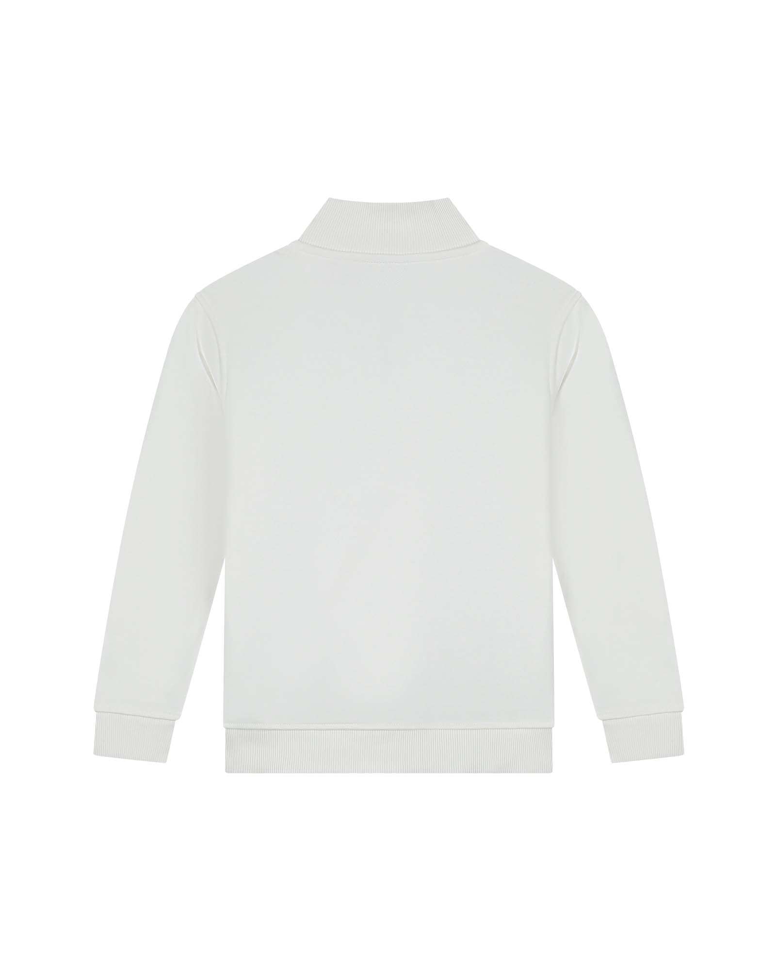Malelions Junior Turtle Half Zip Sweater | Off-White