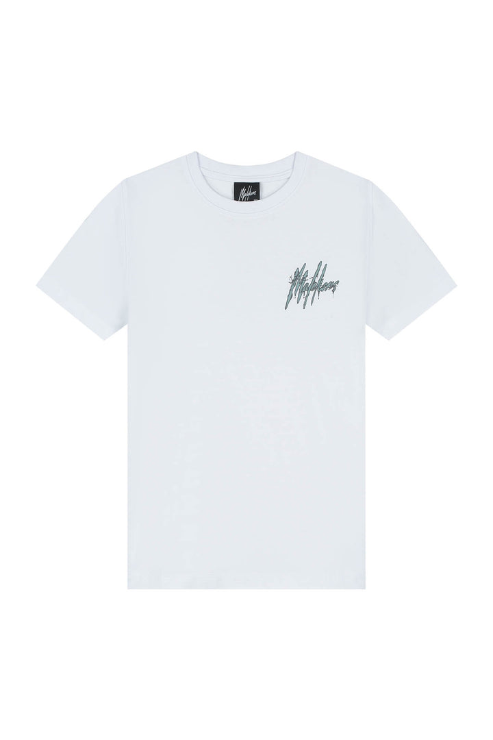 MJ2-AW25-25_100_Malelions_Junior_Signature_Drip_T-Shirt_White_Front.jpg