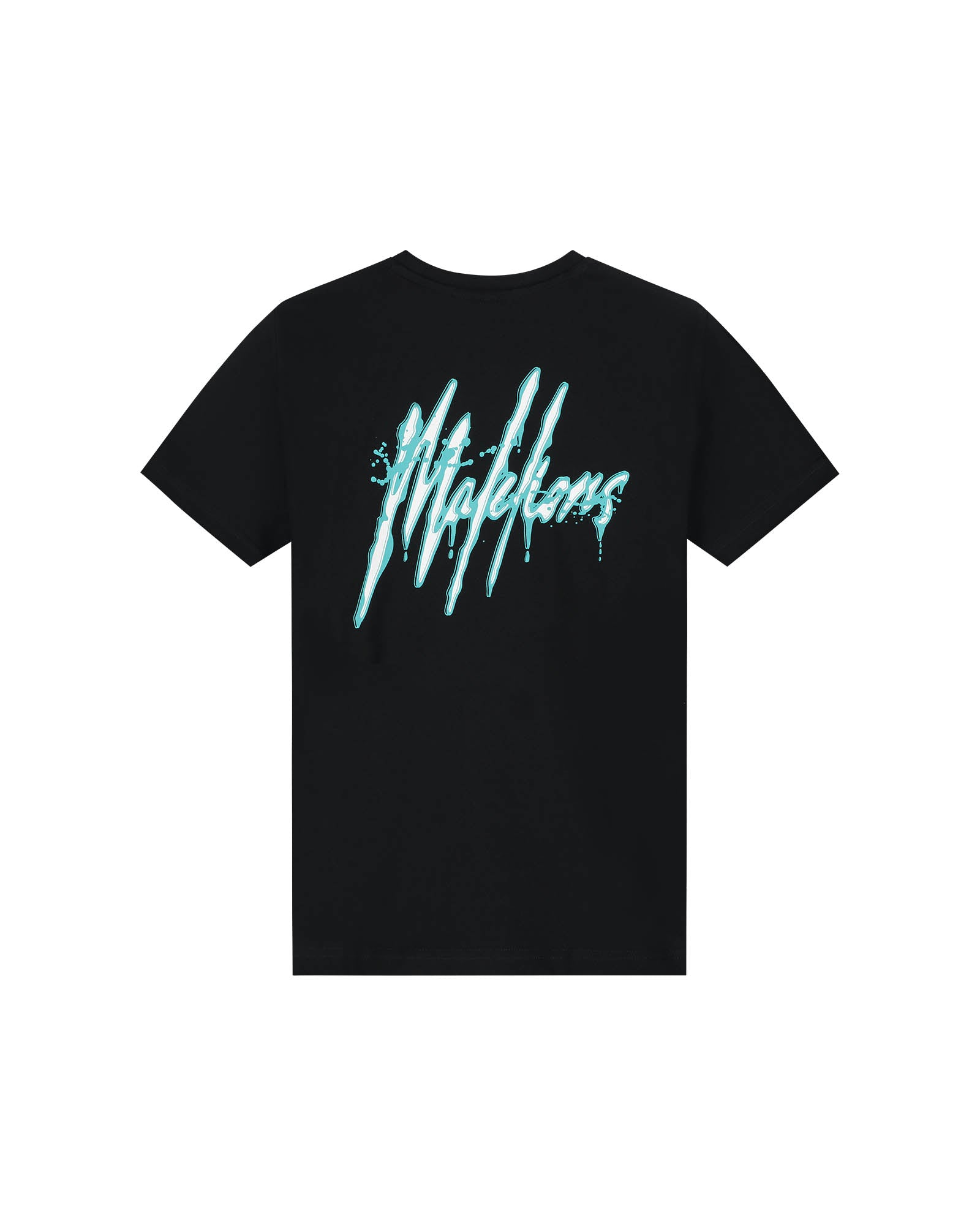 Malelions Junior Signature Drip T-Shirt | Black