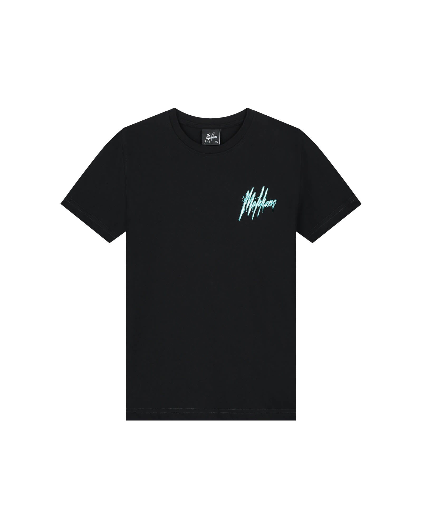 Malelions Junior Signature Drip T-Shirt | Black