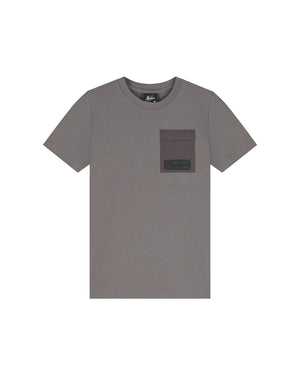 Malelions Junior Nylon Pocket T-Shirt | Anthracite
