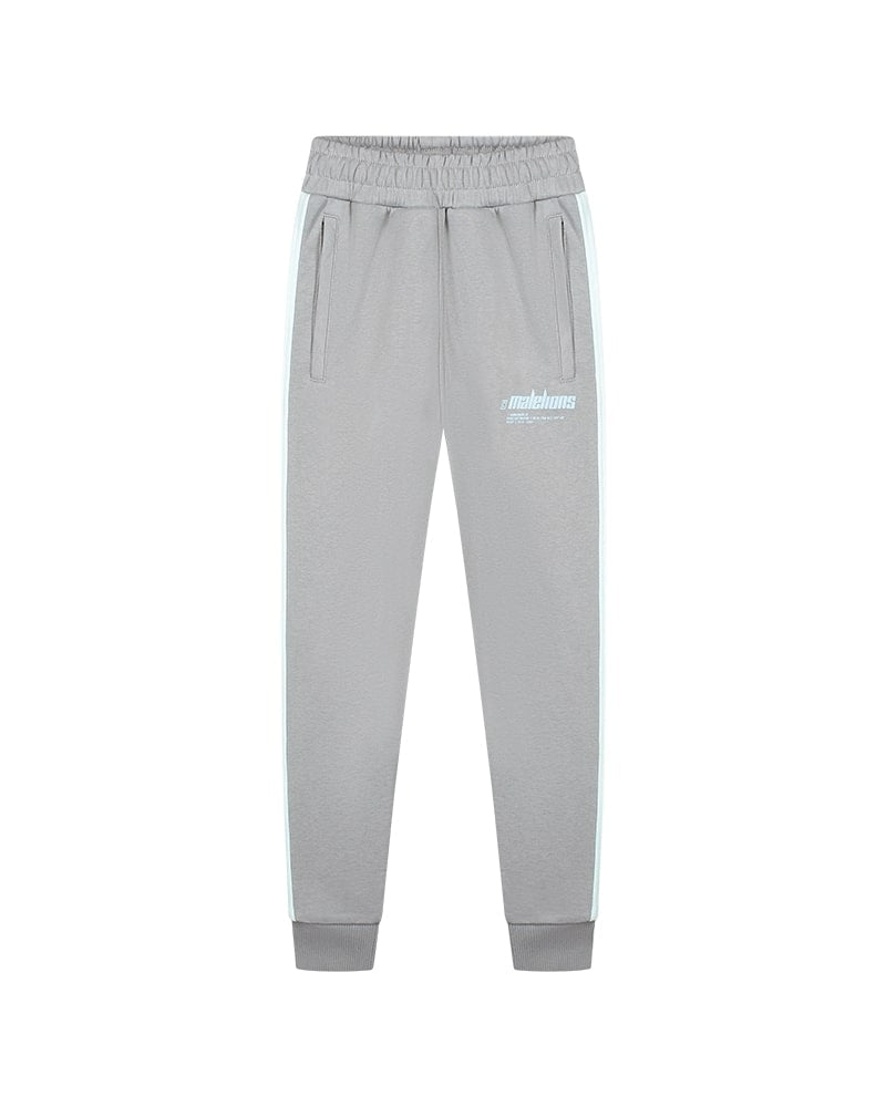  Malelions Junior Worldwide Sweatpants | Grey/Light Blue