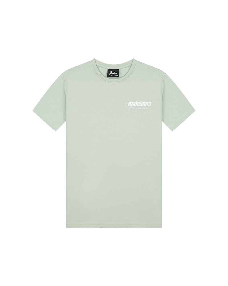  Malelions Junior Worldwide T-Shirt | Aqua Grey