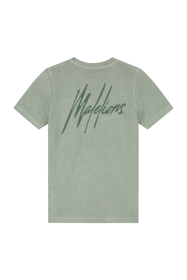 MJ2-SS25-01_436_Malelions_Junior_Signature_Towelling_T-Shirt_Agave_Green_Back.jpg