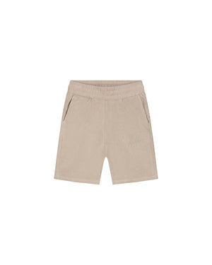 Malelions Junior Signature Towelling Shorts | Taupe