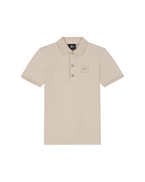 Malelions Junior Patch Polo | Taupe