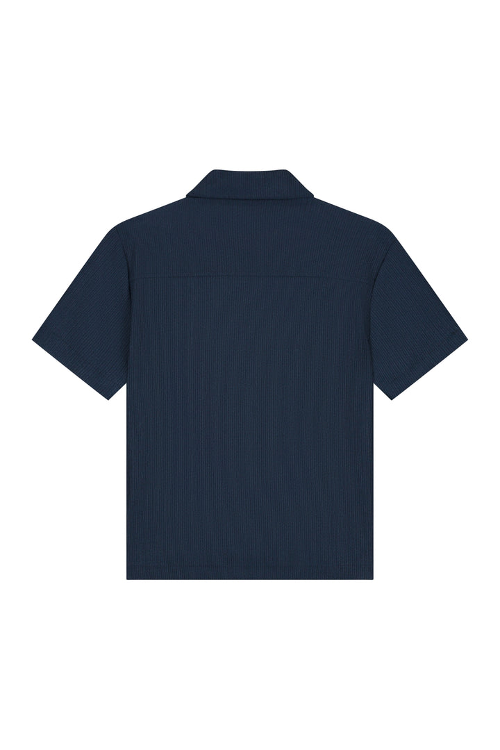 MJ2-SS25-09_303_Malelions_Junior_Seersucker_Shirt_Navy_Back.jpg