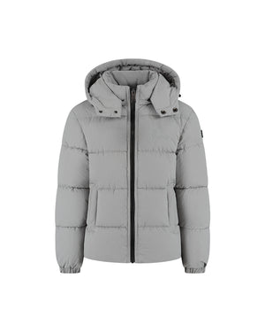 Malelions Junior Donn Puffer Jacket | Grey Plain