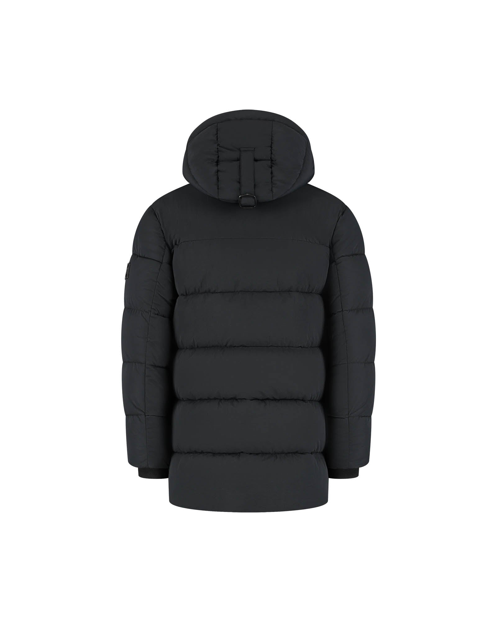 Malelions Junior Mid Length Puffer Jacket | Black