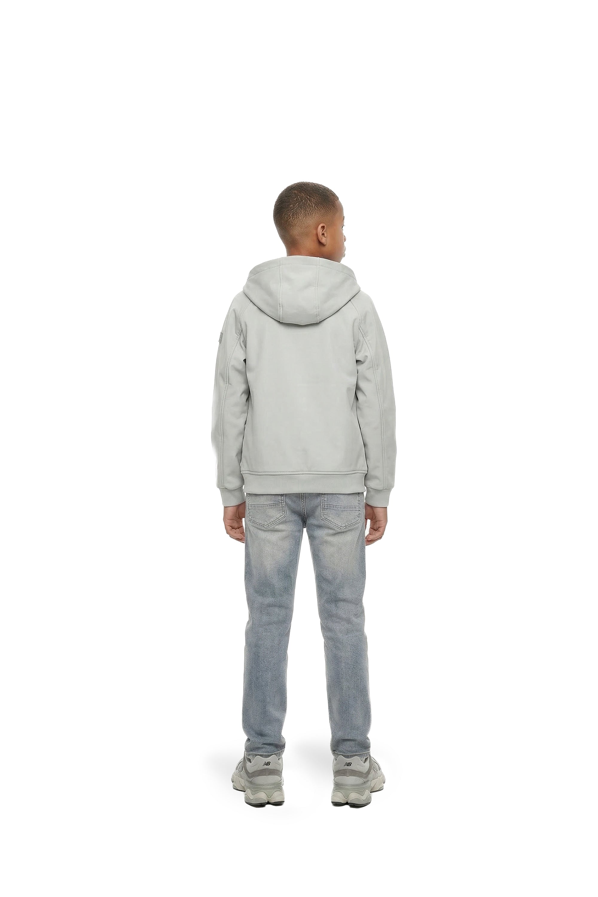 Malelions Junior Softshell Jacket | Ocean Grey