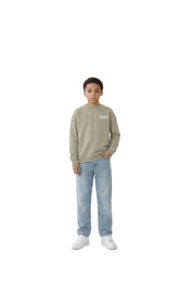 Malelions Junior Relaxed Valet Sweater | Olive Green
