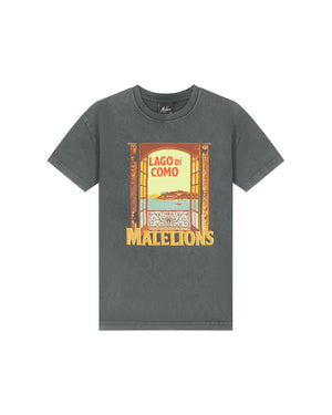 Malelions Junior Relaxed Lago Di Como T-Shirt | Acid Wash