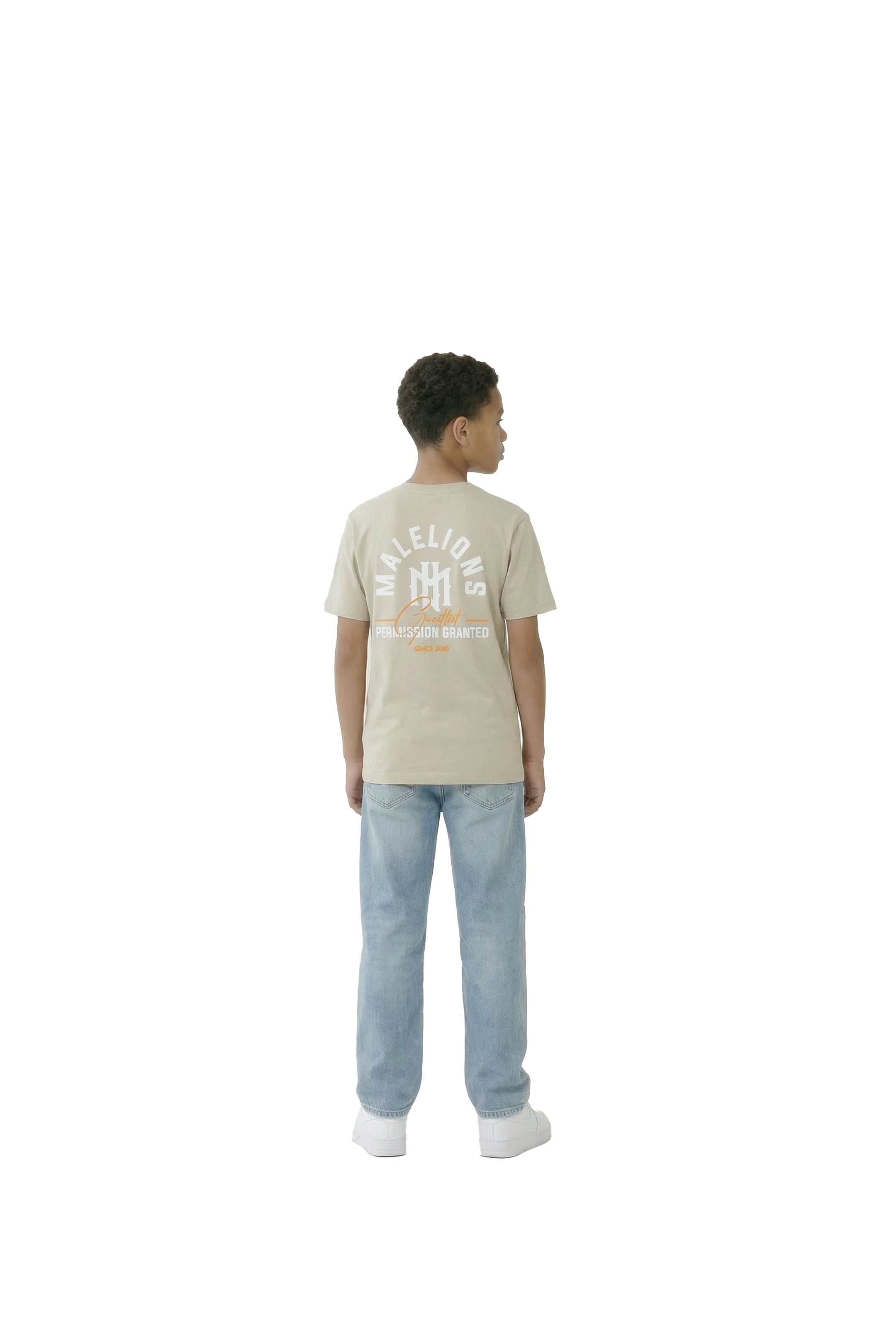 Malelions Junior Icon T-Shirt | Beige